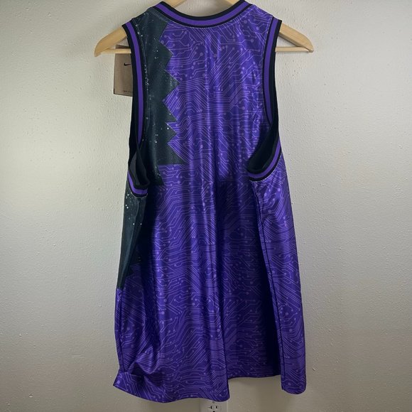 Nike Lebron x Space Jam 2 A New Legacy Goon Squad Jersey DJ3872-560 Purple Grape - Picture 5 of 6